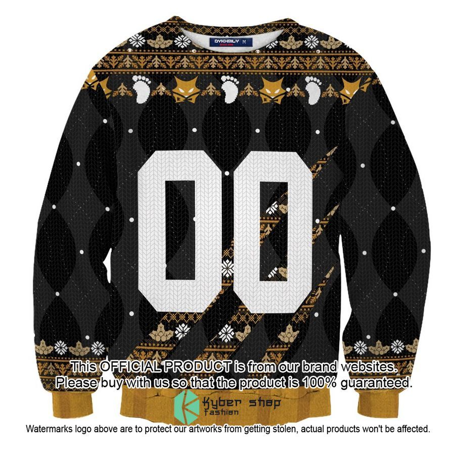 Personalized Team MSBY Black Jackals Haikyu Christmas Sweater 3 Personalized Team MSBY Black Jackals Haikyu Christmas Sweater word3