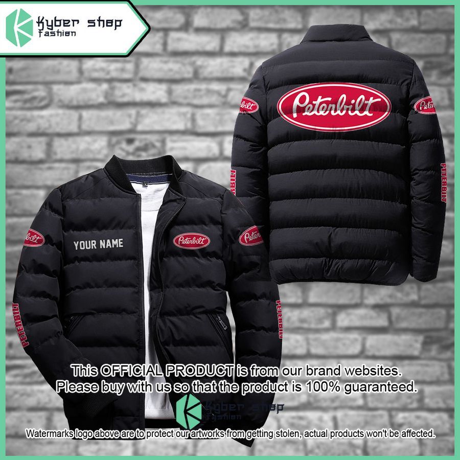 Peterbilt Custom Puffer Down Jacket word3