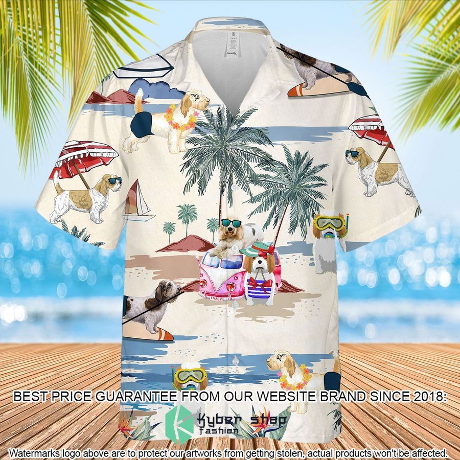 Petit Basset Griffon Vendeen Summer Beach Hawaiian Shirt