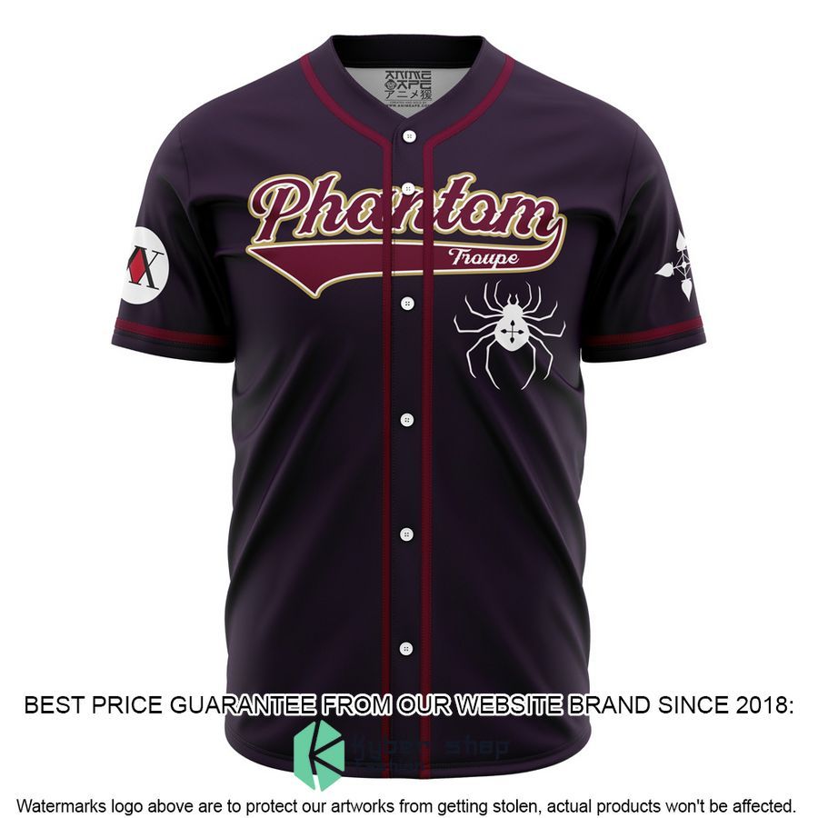 Phantom Troupe Chrollo Hunter X Hunter Baseball Jersey word3