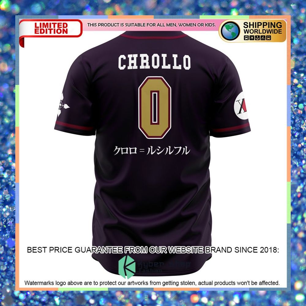 Phantom Troupe Chrollo Hunter X Hunter Baseball Jersey 6 Phantom Troupe Chrollo Hunter X Hunter Baseball Jersey word3