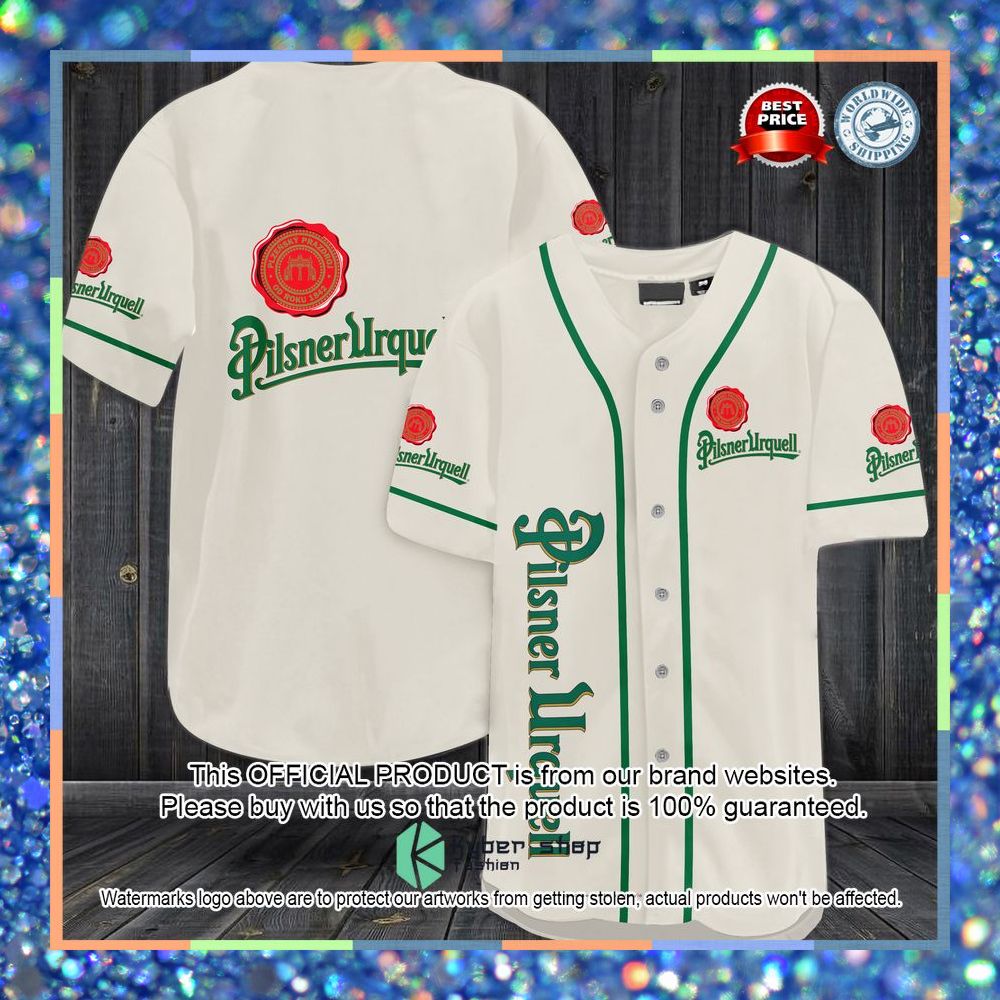 Pilsner Urquell Baseball Jersey 3 Pilsner Urquell Baseball Jersey word2
