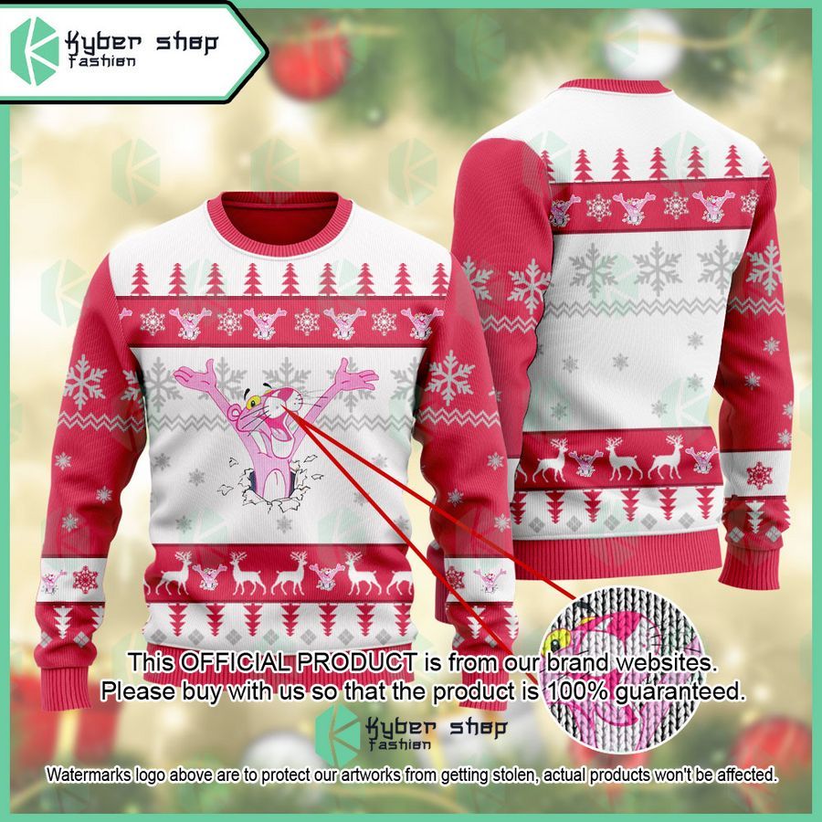 Pink Panther The Pink Panther Show Christmas Sweater word3
