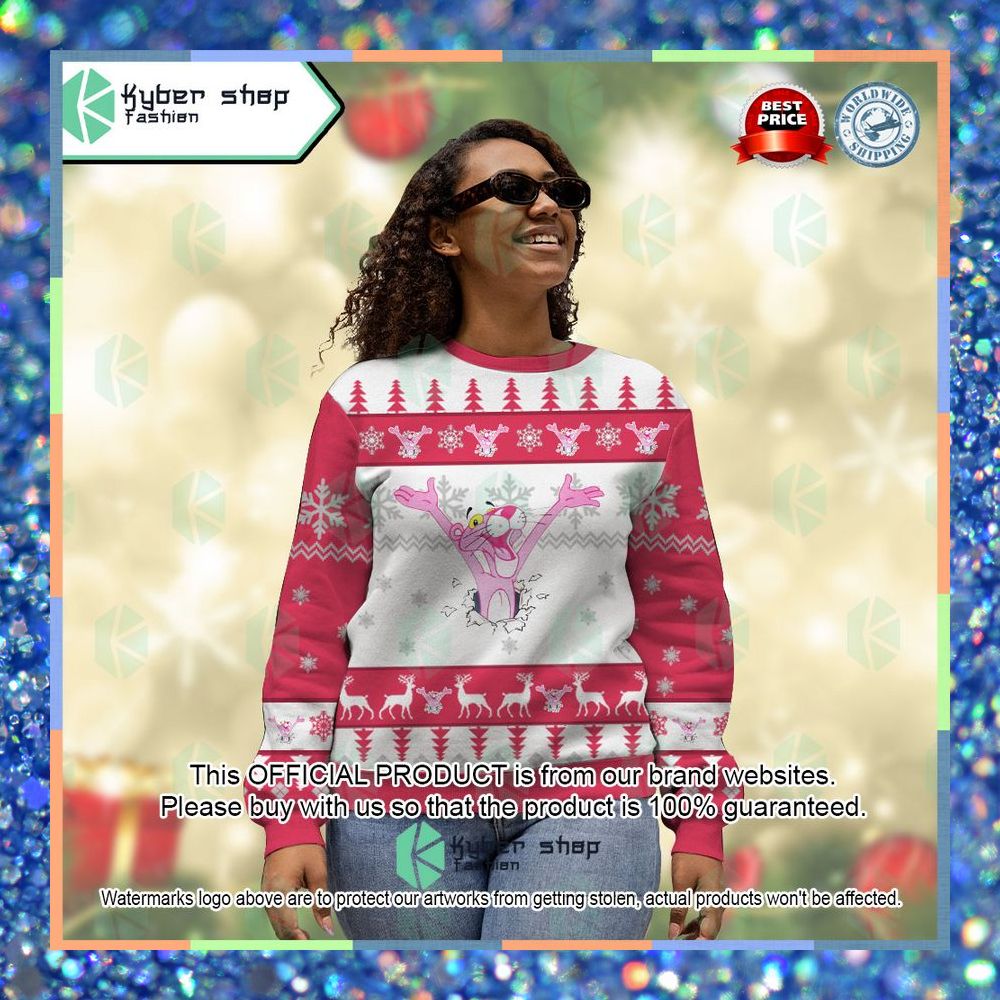 Pink Panther The Pink Panther Show Christmas Sweater 9 Pink Panther The Pink Panther Show Christmas Sweater word3