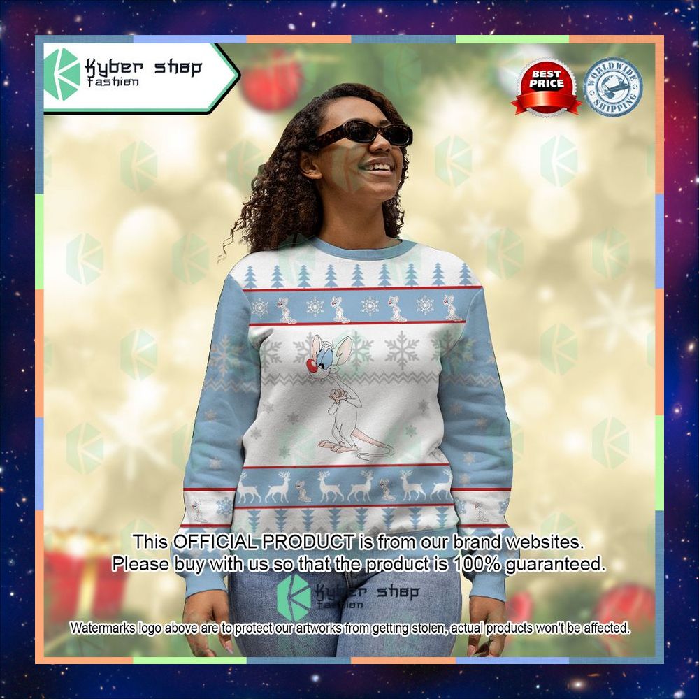 Pinky Pinky and The Brain Ugly Sweater 9 Pinky Pinky and The Brain Ugly Sweater word1