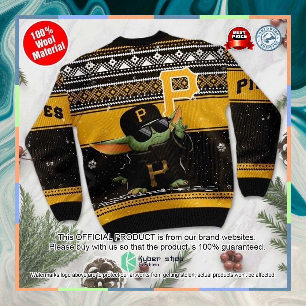 Pittsburgh Pirates Baby Yoda Christmas Sweater 8 Pittsburgh Pirates Baby Yoda Christmas Sweater word2