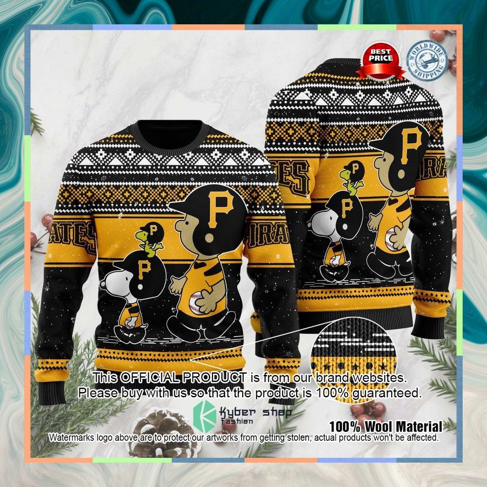 Pittsburgh Pirates Charlie Brown Snoopy Wear Football Jersey Christmas Sweater 6 Pittsburgh Pirates Charlie Brown Snoopy Wear Football Jersey Christmas Sweater word1