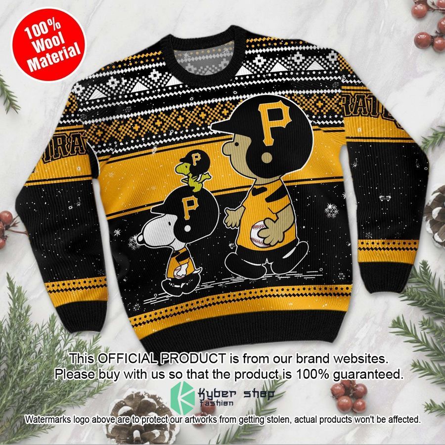 Pittsburgh Pirates Charlie Brown Snoopy Wear Football Jersey Christmas Sweater 4 Pittsburgh Pirates Charlie Brown Snoopy Wear Football Jersey Christmas Sweater word1