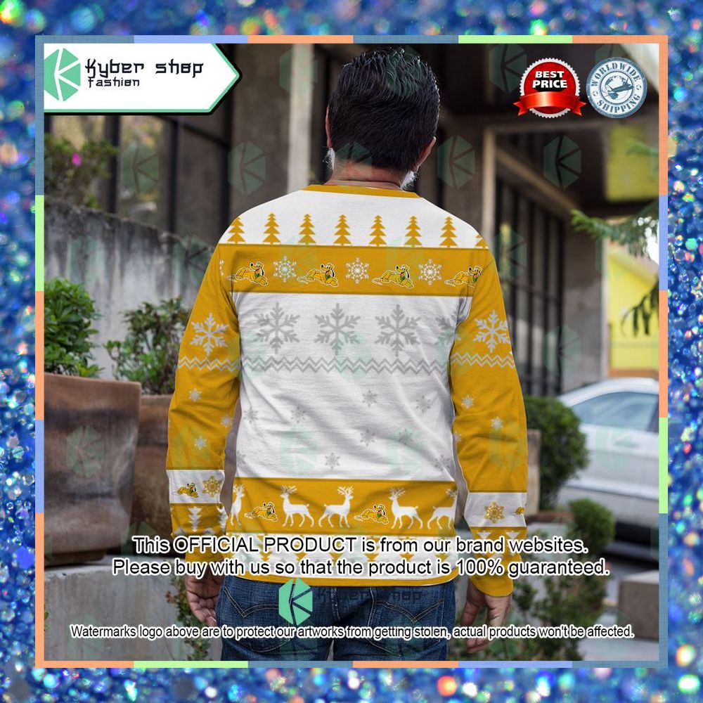 Pluto Disney's Mickey Mouse Christmas Sweater 8 Pluto Disney's Mickey Mouse Christmas Sweater word2