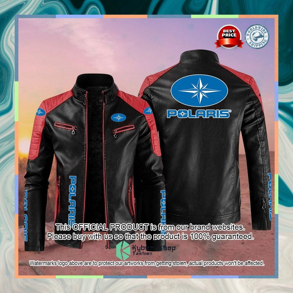 Polaris Motor Block Leather Jacket 5 Polaris Motor Block Leather Jacket word1
