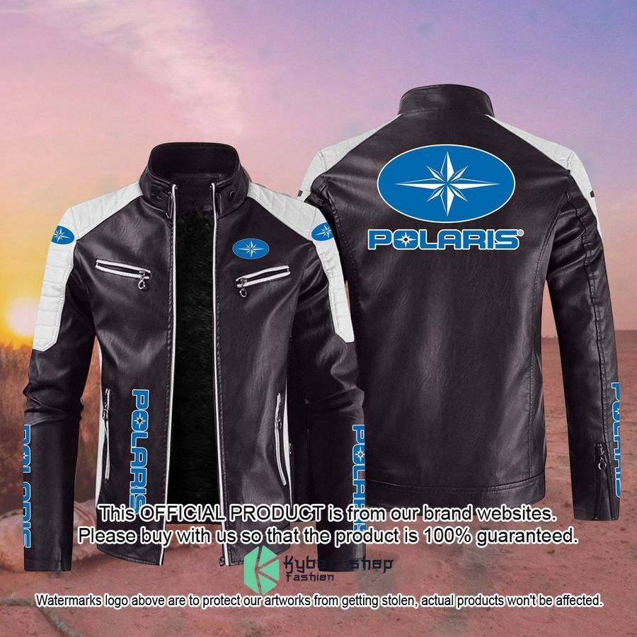 Polaris Motor Block Leather Jacket 3 Polaris Motor Block Leather Jacket word1