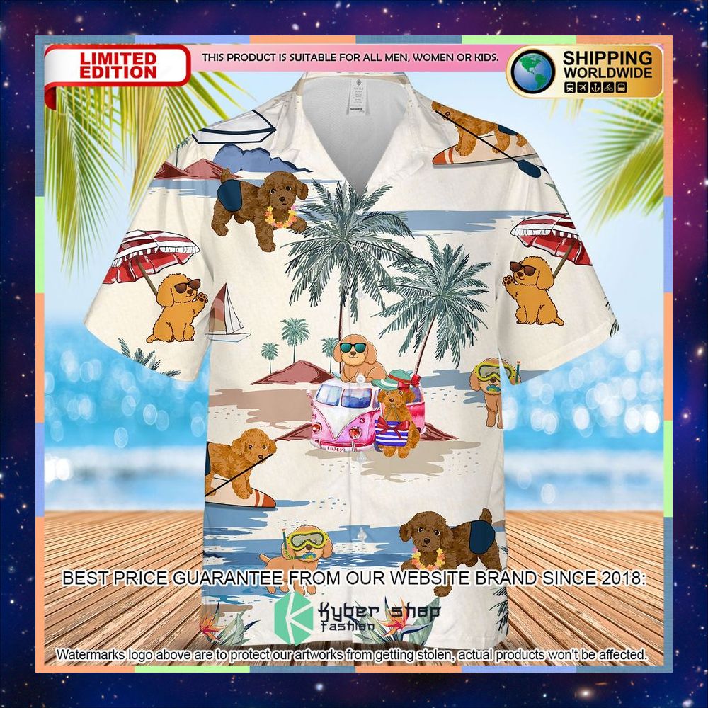 Poodle Toy Summer Beach Hawaiian Shirt 3 Poodle Toy Summer Beach Hawaiian Shirt word1