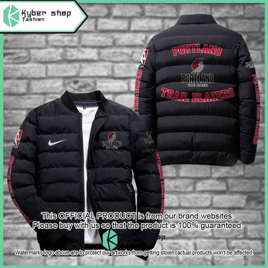 Portland Trail Blazers NBA Puffer Down Jacket word2
