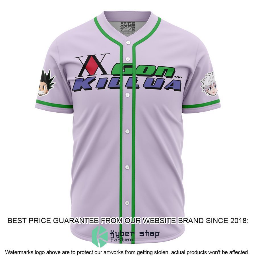 Power Duo Gon Killua Hunter X Hunter Baseball Jersey