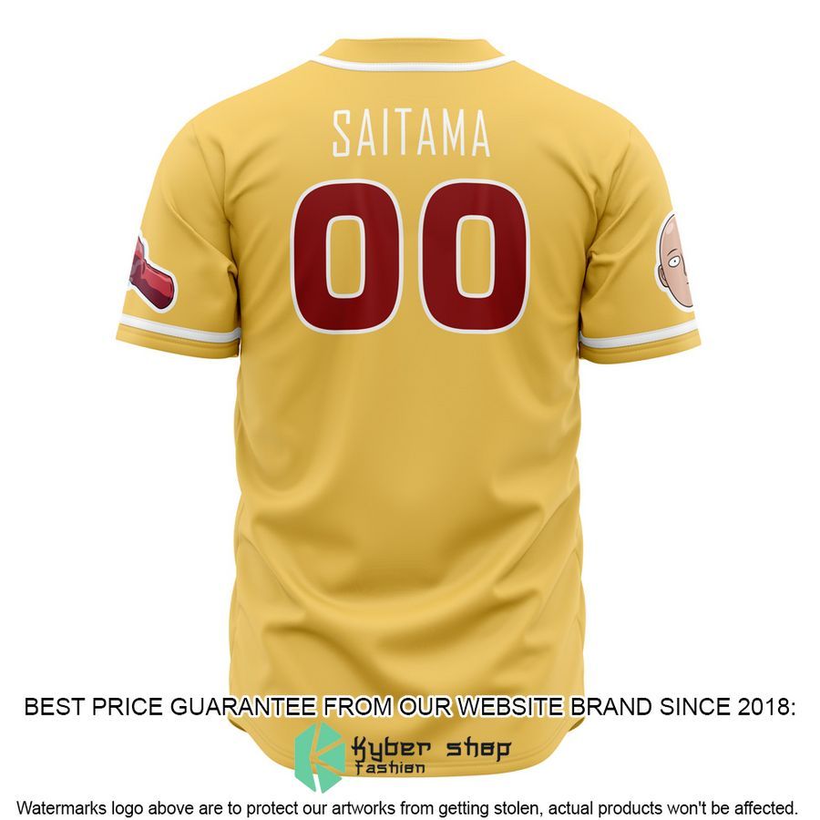 Power Saitama Punch Man Baseball Jersey 3 Power Saitama Punch Man Baseball Jersey word3