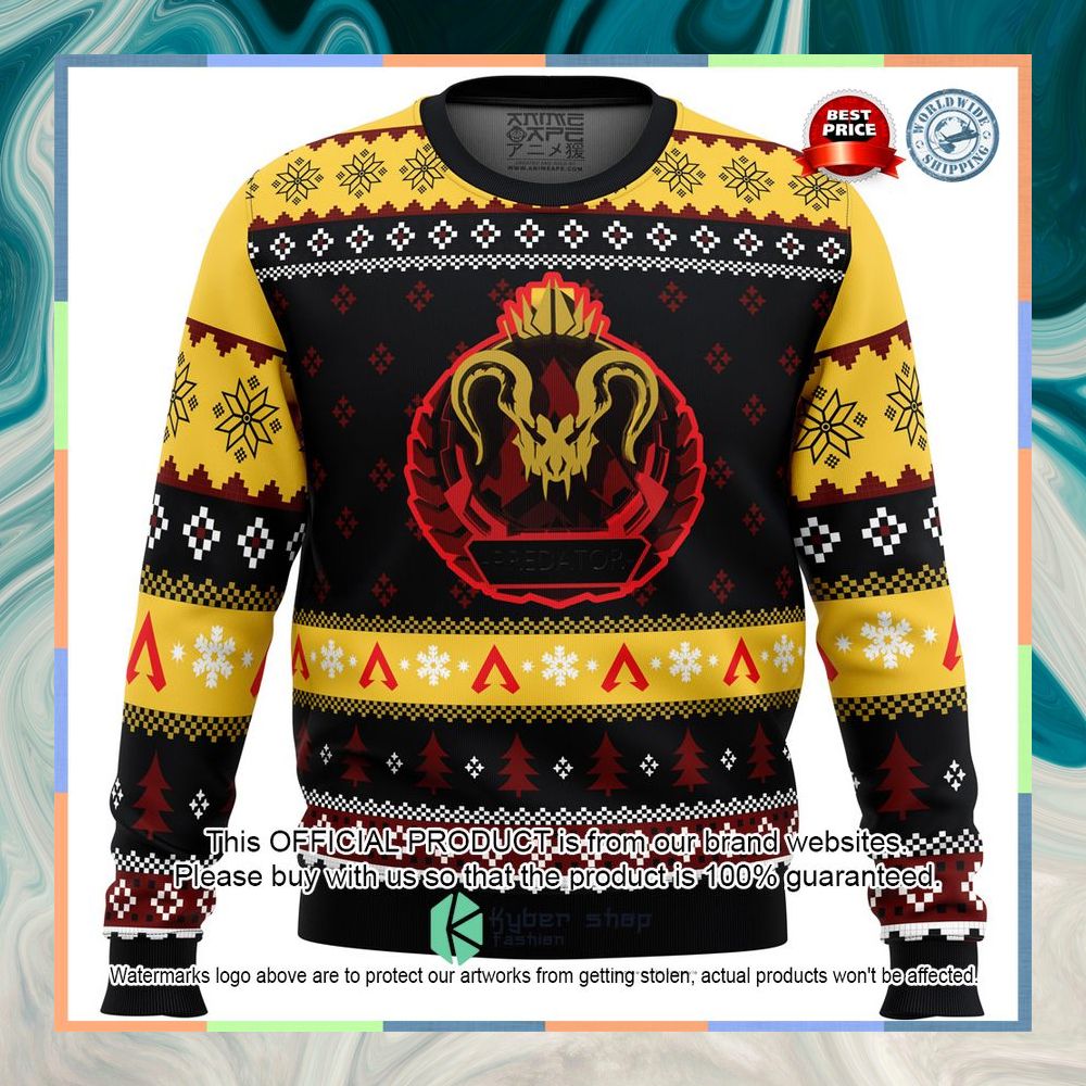 Predator Rank Apex Legends Ugly Christmas Sweater 6 Predator Rank Apex Legends Ugly Christmas Sweater word2