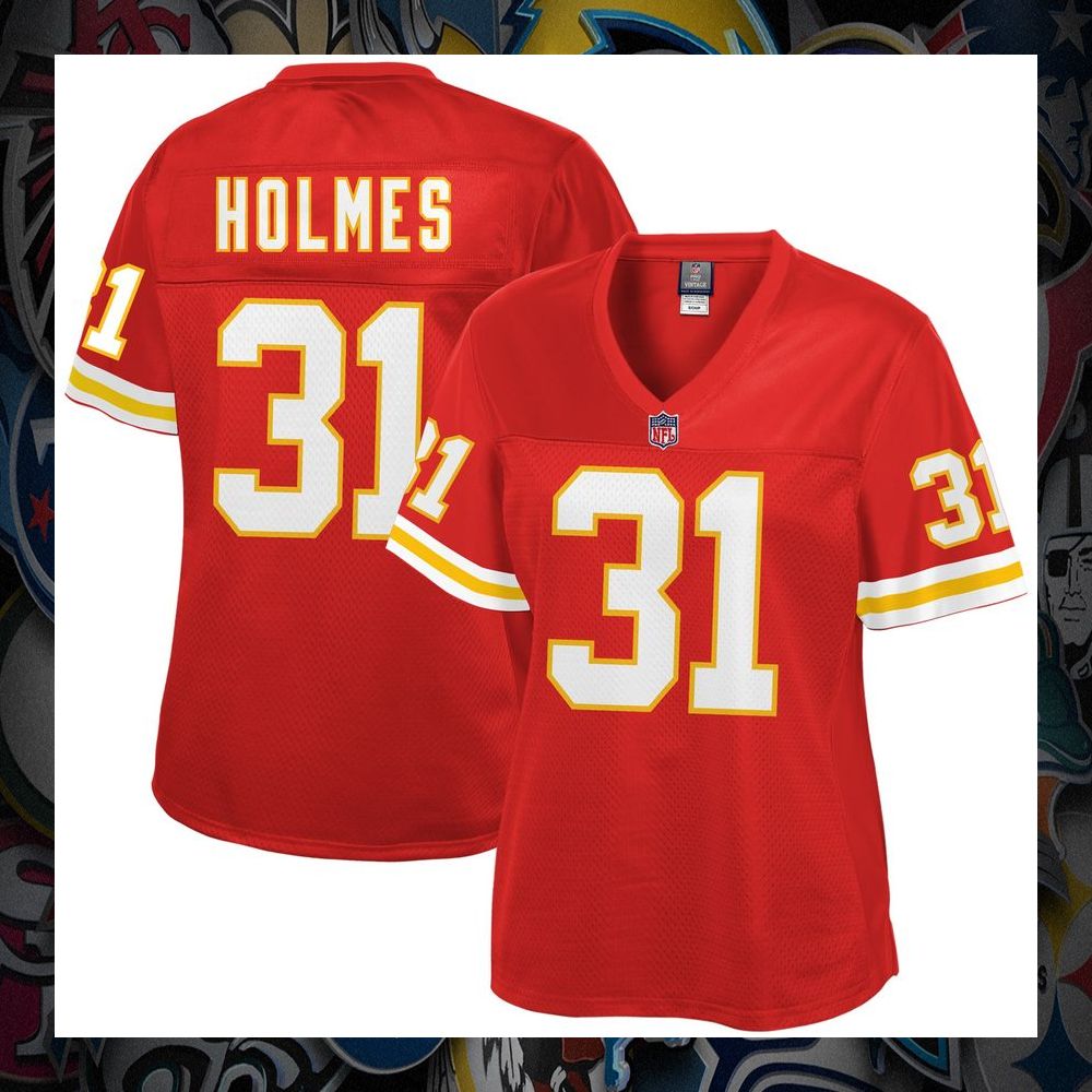 Priest Holmes Kansas City Chiefs NFL Pro Line Retired Red Football Jersey 5 Priest Holmes Kansas City Chiefs NFL Pro Line Retired Red Football Jersey word2