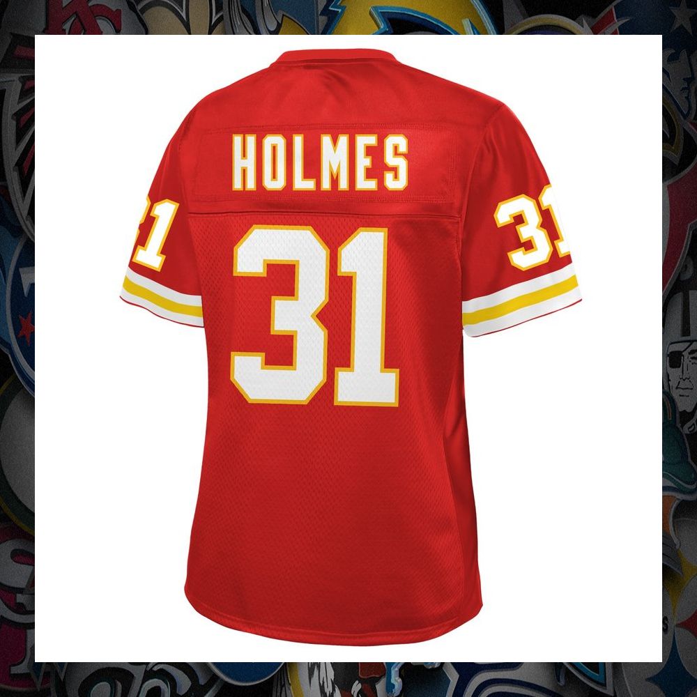 Priest Holmes Kansas City Chiefs NFL Pro Line Retired Red Football Jersey 7 Priest Holmes Kansas City Chiefs NFL Pro Line Retired Red Football Jersey word2