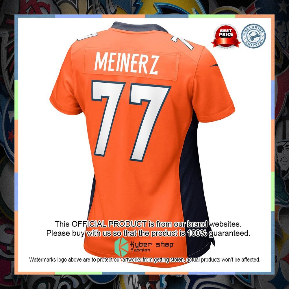 Quinn Meinerz Denver Broncos Women's Orange Football Jersey 7 Quinn Meinerz Denver Broncos Women's Orange Football Jersey word3