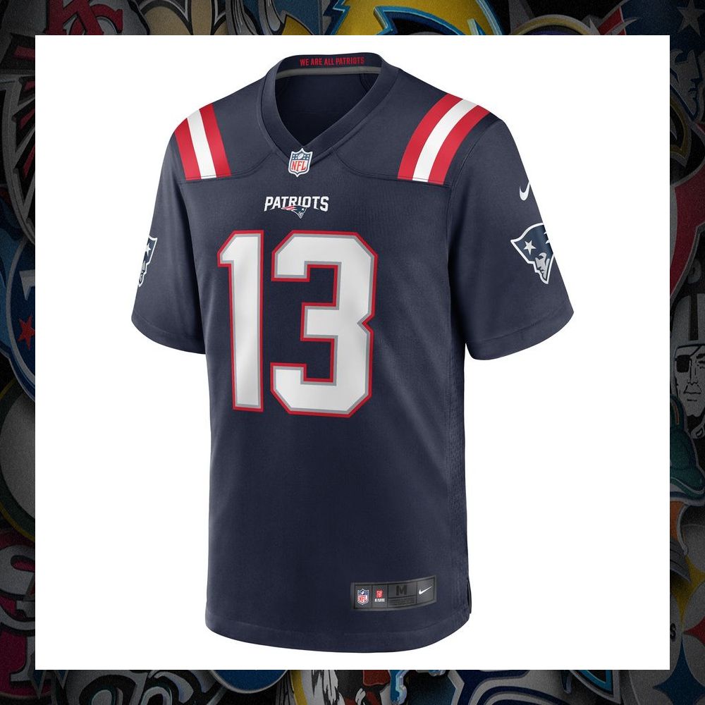 Quinn Nordin New England Patriots Navy Football Jersey 6 Quinn Nordin New England Patriots Navy Football Jersey word1