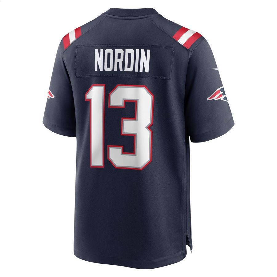Quinn Nordin New England Patriots Navy Football Jersey 3 Quinn Nordin New England Patriots Navy Football Jersey word1