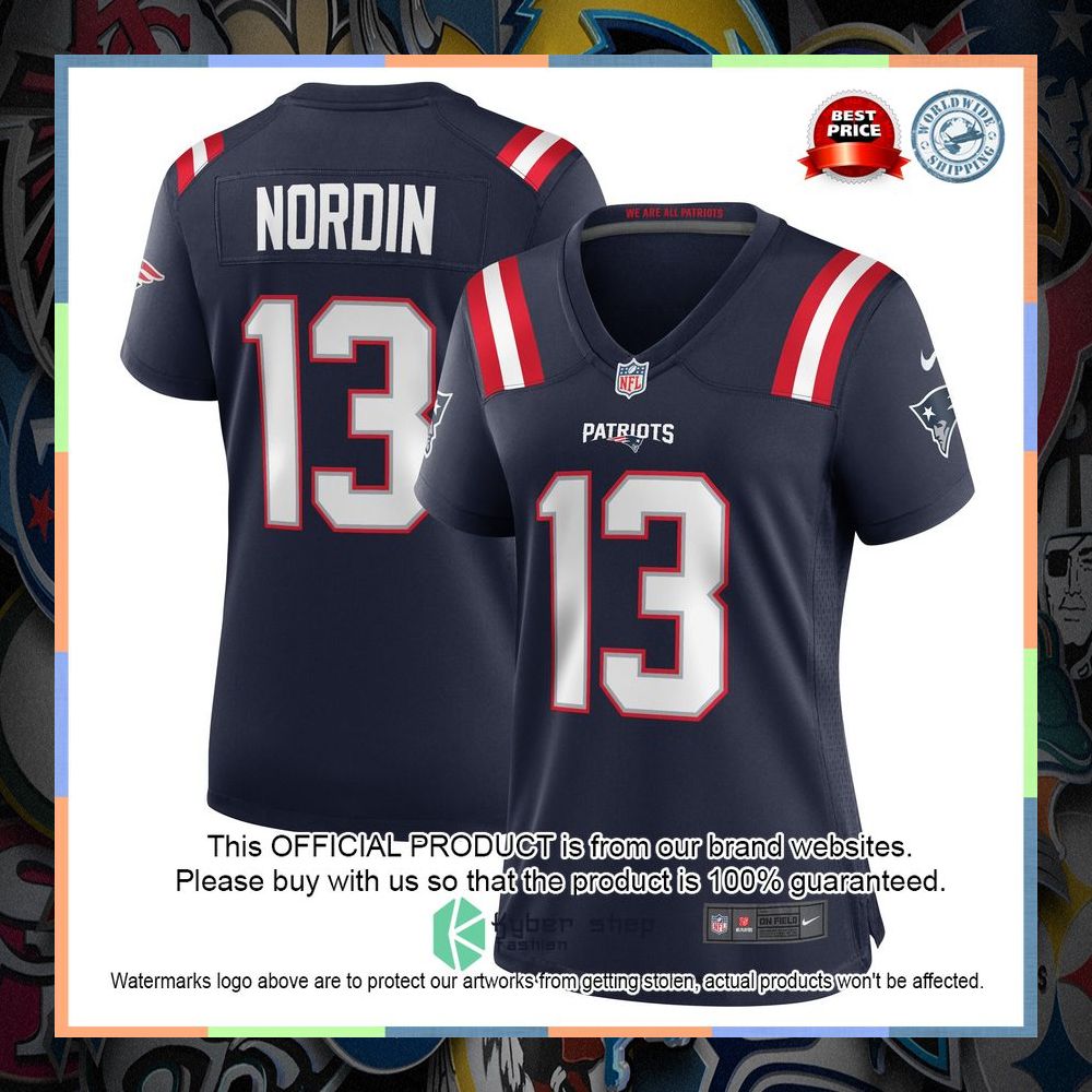 Quinn Nordin New England Patriots Navy Football Jersey 5 Quinn Nordin New England Patriots Navy Football Jersey word3