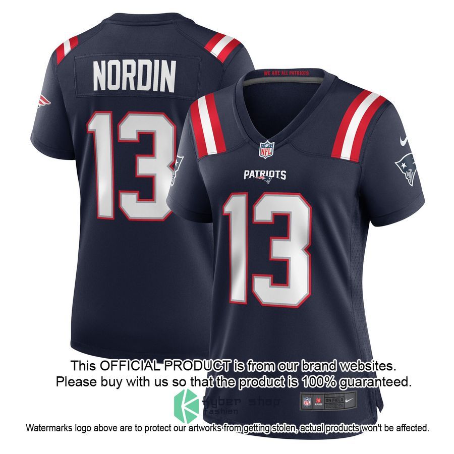 Quinn Nordin New England Patriots Navy Football Jersey 4 Quinn Nordin New England Patriots Navy Football Jersey word3