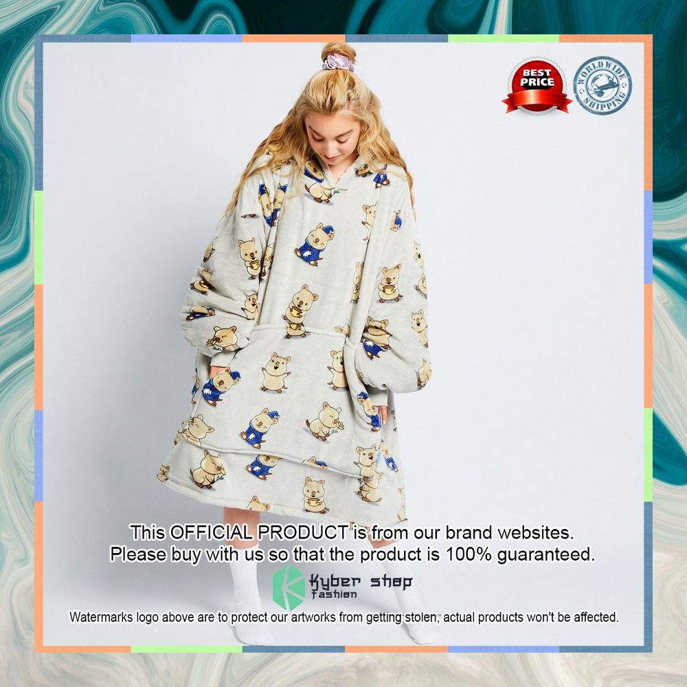 Quokka Oodie Blanket Hoodie 7 Quokka Oodie Blanket Hoodie word3