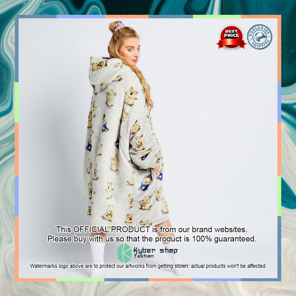 Quokka Oodie Blanket Hoodie 8 Quokka Oodie Blanket Hoodie word3