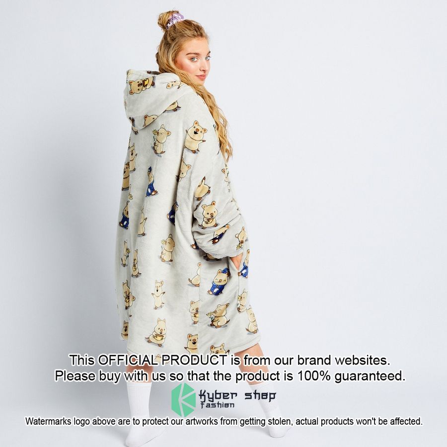 Quokka Oodie Blanket Hoodie 3 Quokka Oodie Blanket Hoodie word3
