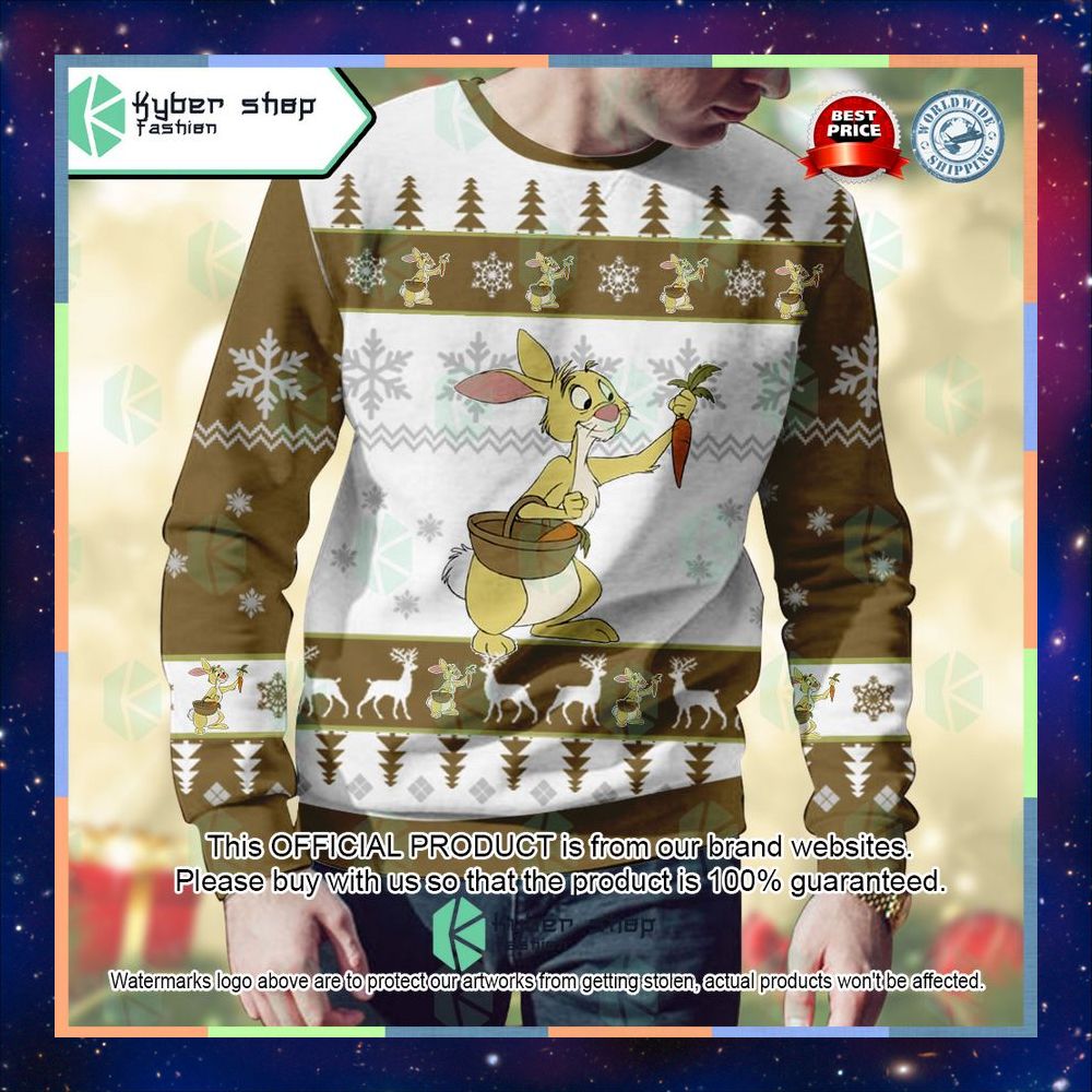 Rabbit (Winnie the Pooh) The New Adventures of Winnie the Pooh Ugly Sweater 7 Rabbit (Winnie the Pooh) The New Adventures of Winnie the Pooh Ugly Sweater word1