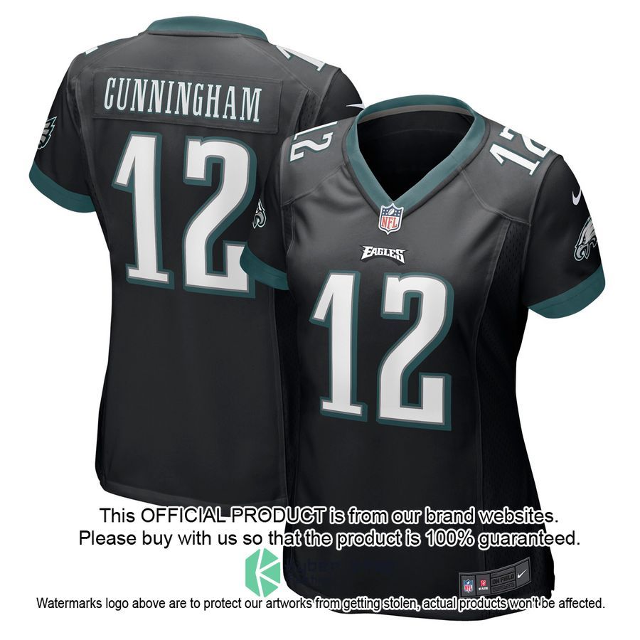 Randall Cunningham Philadelphia Eagles Black Football Jersey 4 Randall Cunningham Philadelphia Eagles Black Football Jersey word1