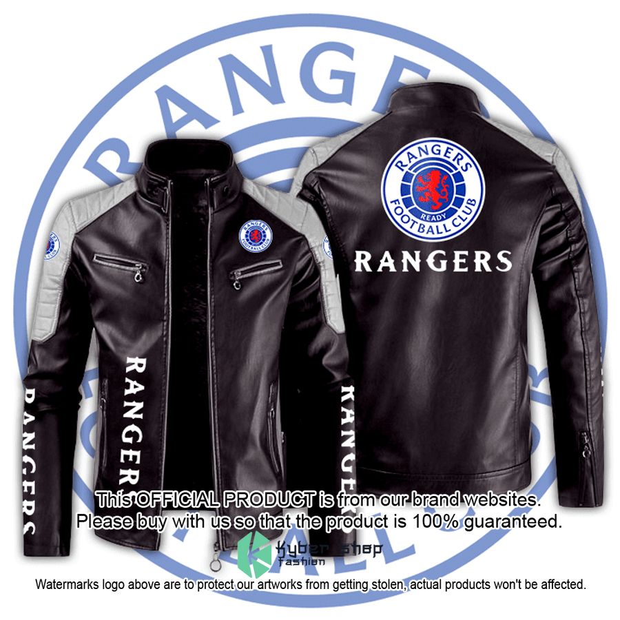Rangers Fc Motor Block Leather Jacket 3 Rangers Fc Motor Block Leather Jacket word3