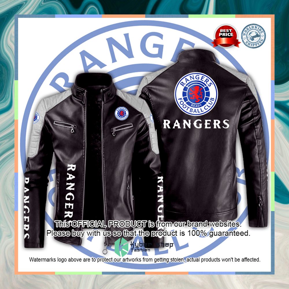 Rangers Fc Motor Block Leather Jacket 6 Rangers Fc Motor Block Leather Jacket word3