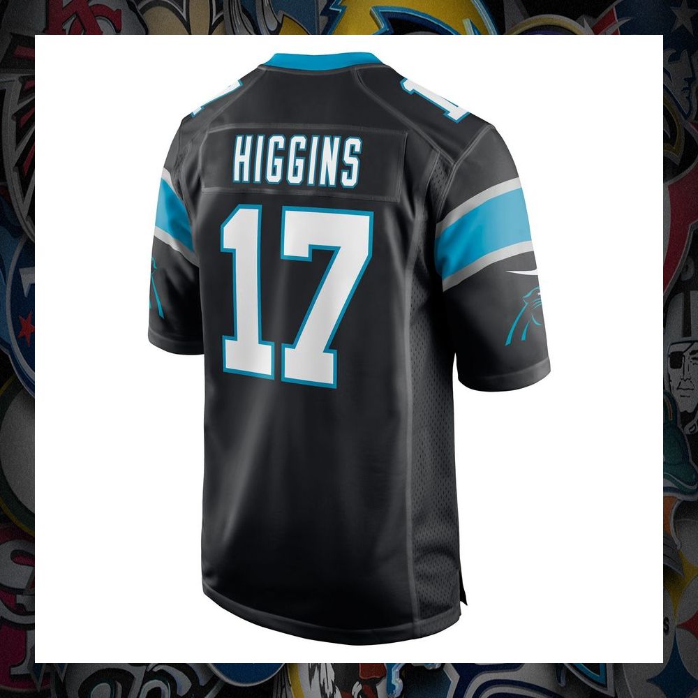 Rashard Higgins Carolina Panthers Black Football Jersey 7 Rashard Higgins Carolina Panthers Black Football Jersey word1