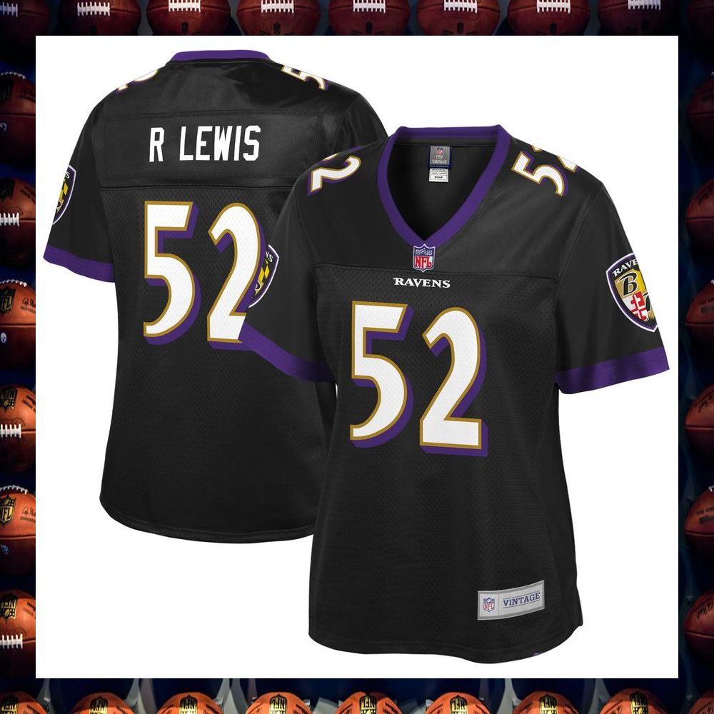 Ray Lewis Baltimore Ravens NFL Pro Line Women's Retired Black Football Jersey 4 Ray Lewis Baltimore Ravens NFL Pro Line Women's Retired Black Football Jersey word1