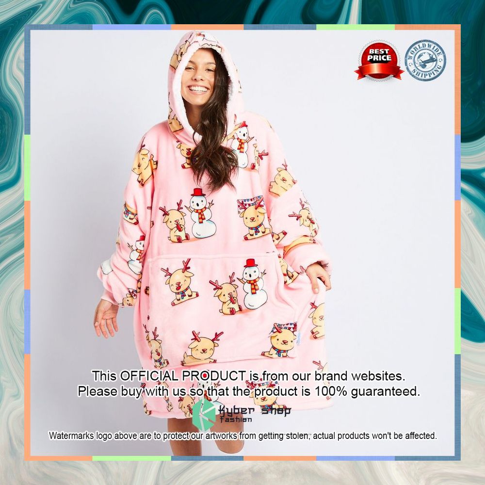 Reindeer Oodie Blanket Hoodie 8 Reindeer Oodie Blanket Hoodie word3