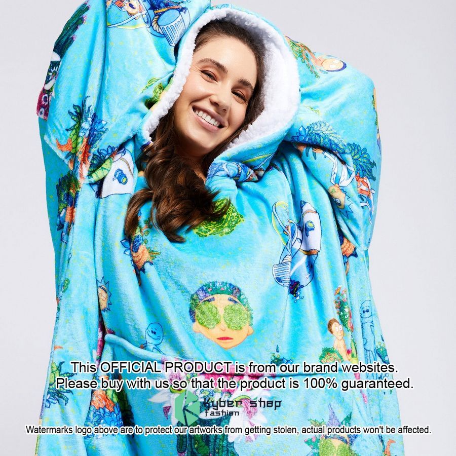 Rick and Morty Ricktanical Oodie Blanket Hoodie