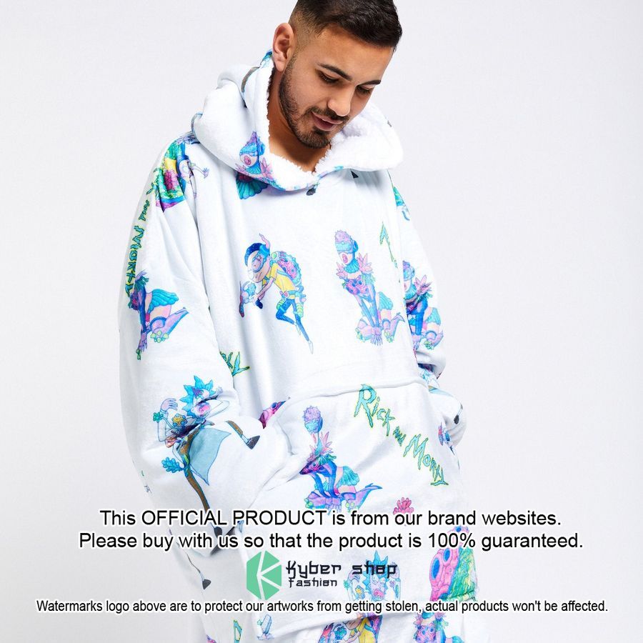 Rick and Morty Spring Oodie Blanket Hoodie