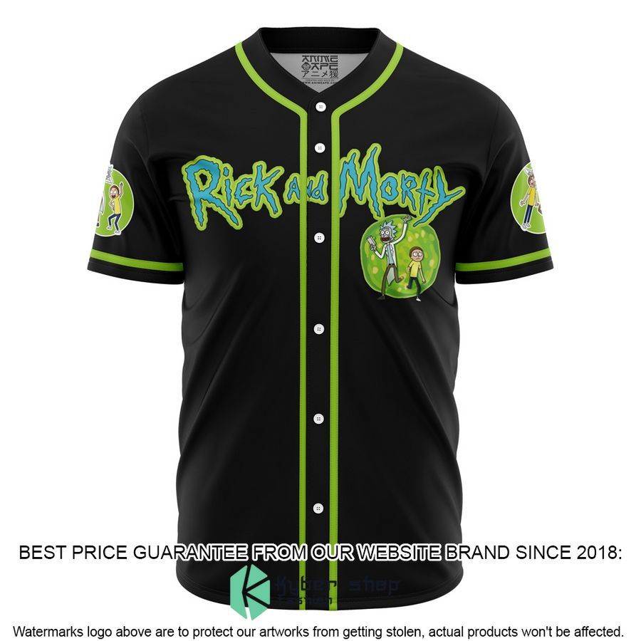 Rick And Morty Trippy Cosmic Rick Baseball Jersey