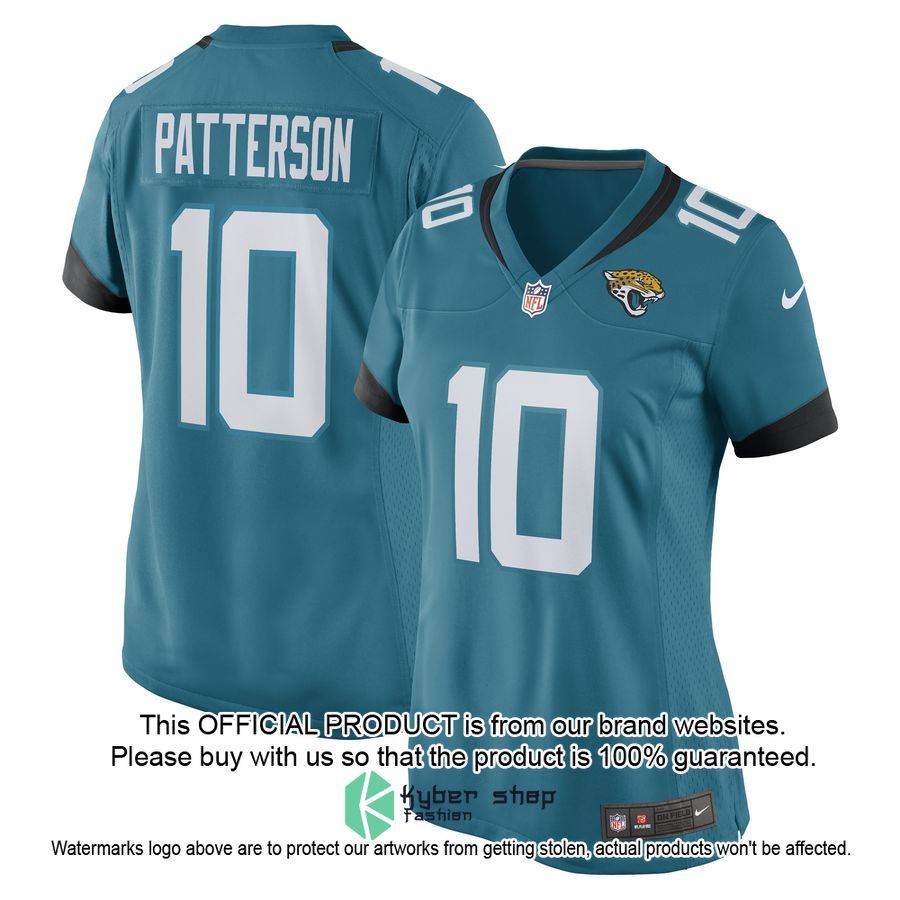 Riley Patterson Jacksonville Jaguars Teal Football Jersey 4 Riley Patterson Jacksonville Jaguars Teal Football Jersey word3