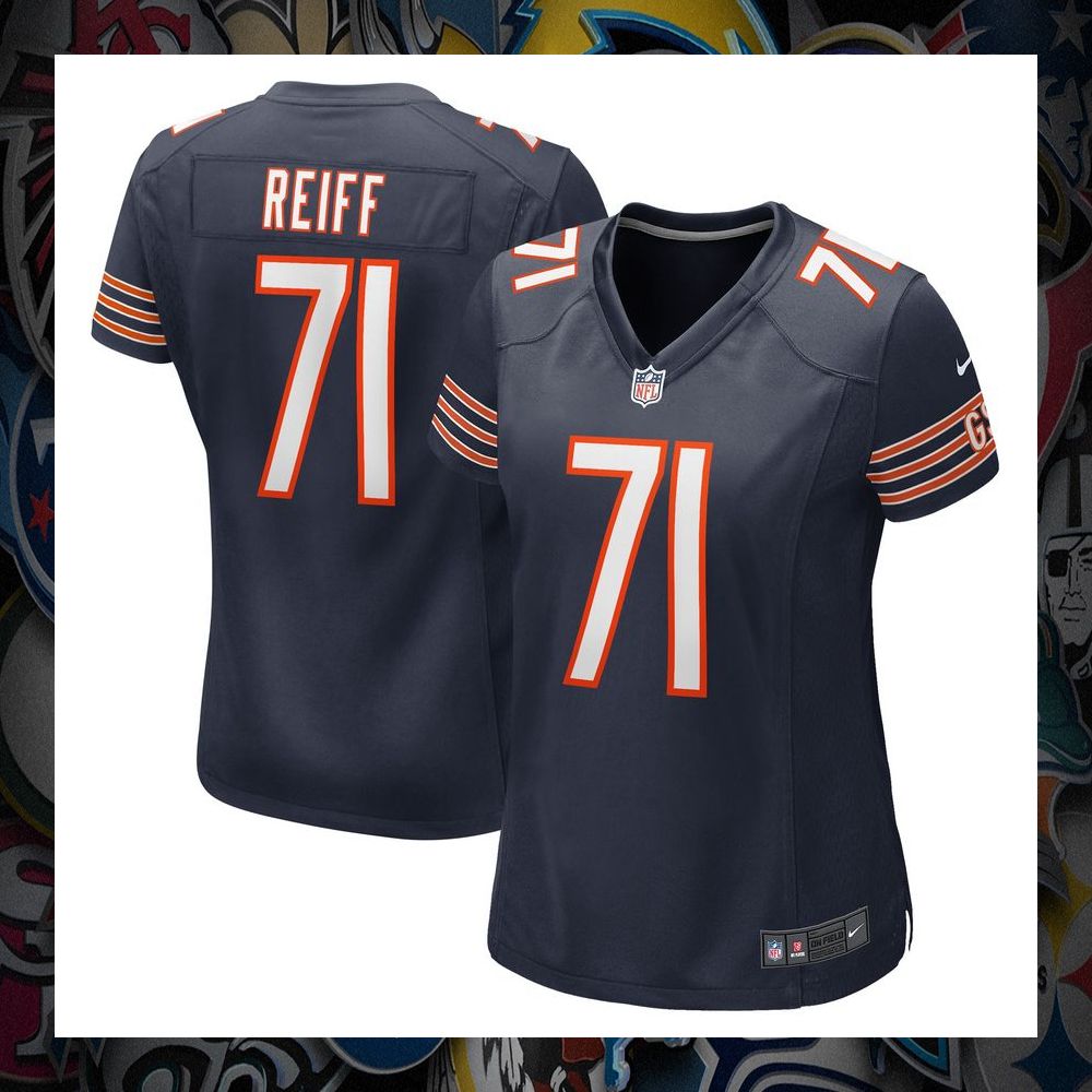 Riley Reiff Chicago Bears Navy Football Jersey 30 Riley Reiff Chicago Bears Navy Football Jersey word1