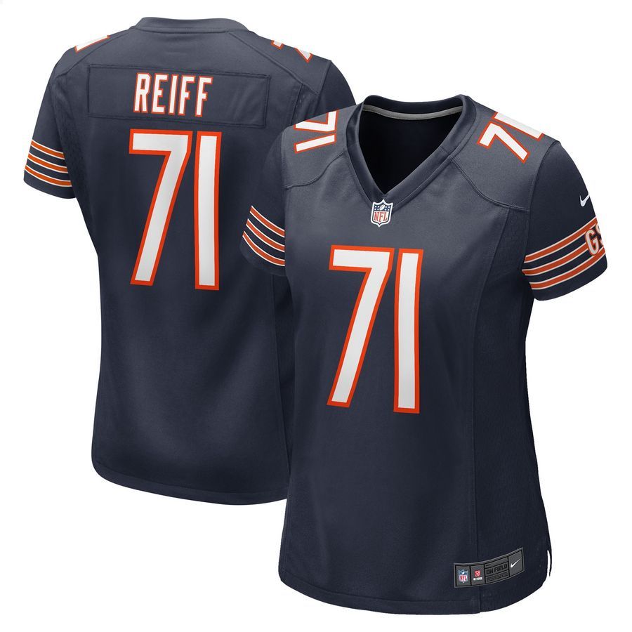 Riley Reiff Chicago Bears Navy Football Jersey