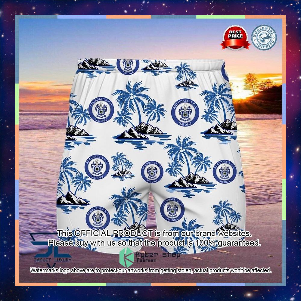 Rochdale AFC Hawaiian Shirt, Short 4 Rochdale AFC Hawaiian Shirt, Short word3