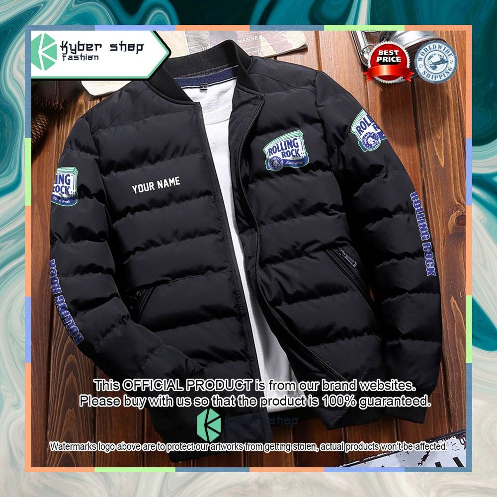 Rolling Rock Custom Puffer Down Jacket 7 Rolling Rock Custom Puffer Down Jacket word2
