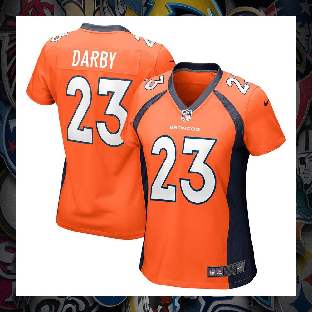 Ronald Darby Denver Broncos Orange Football Jersey 5 Ronald Darby Denver Broncos Orange Football Jersey word2