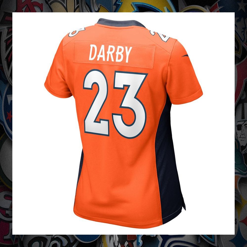 Ronald Darby Denver Broncos Orange Football Jersey 7 Ronald Darby Denver Broncos Orange Football Jersey word2