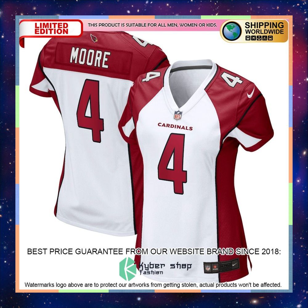 Rondale Moore Arizona Cardinals Women's White Football Jersey 4 Rondale Moore Arizona Cardinals Women's White Football Jersey word2