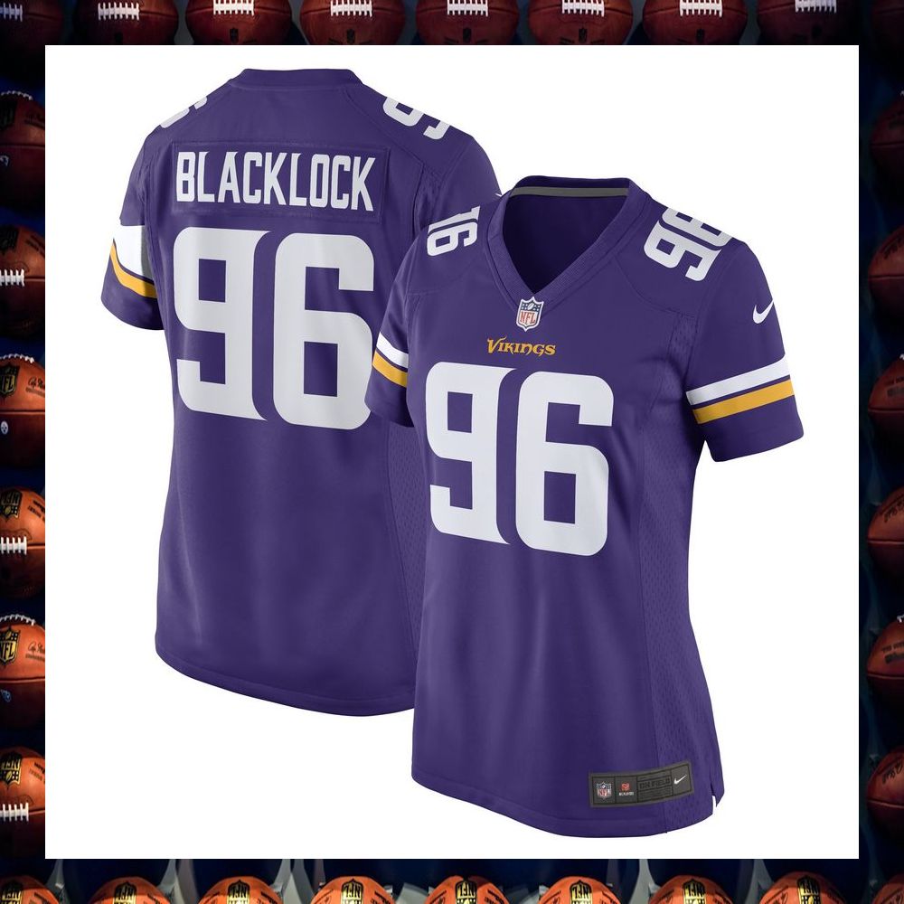 Ross Blacklock Minnesota Vikings Women's Purple Football Jersey