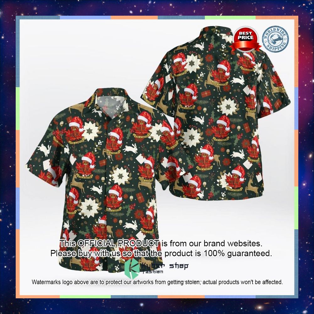Royal Canadian Army Cadets Christmas Hawaiian Shirt 21 Royal Canadian Army Cadets Christmas Hawaiian Shirt word1